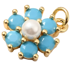 Flower Pearl Charm