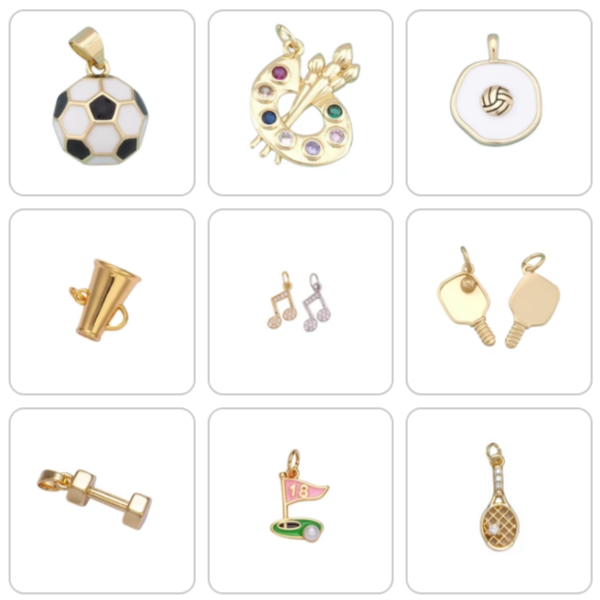 SPORTS+HOBBIES Charm Collection