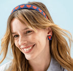 Kallie Heart Beaded Stud