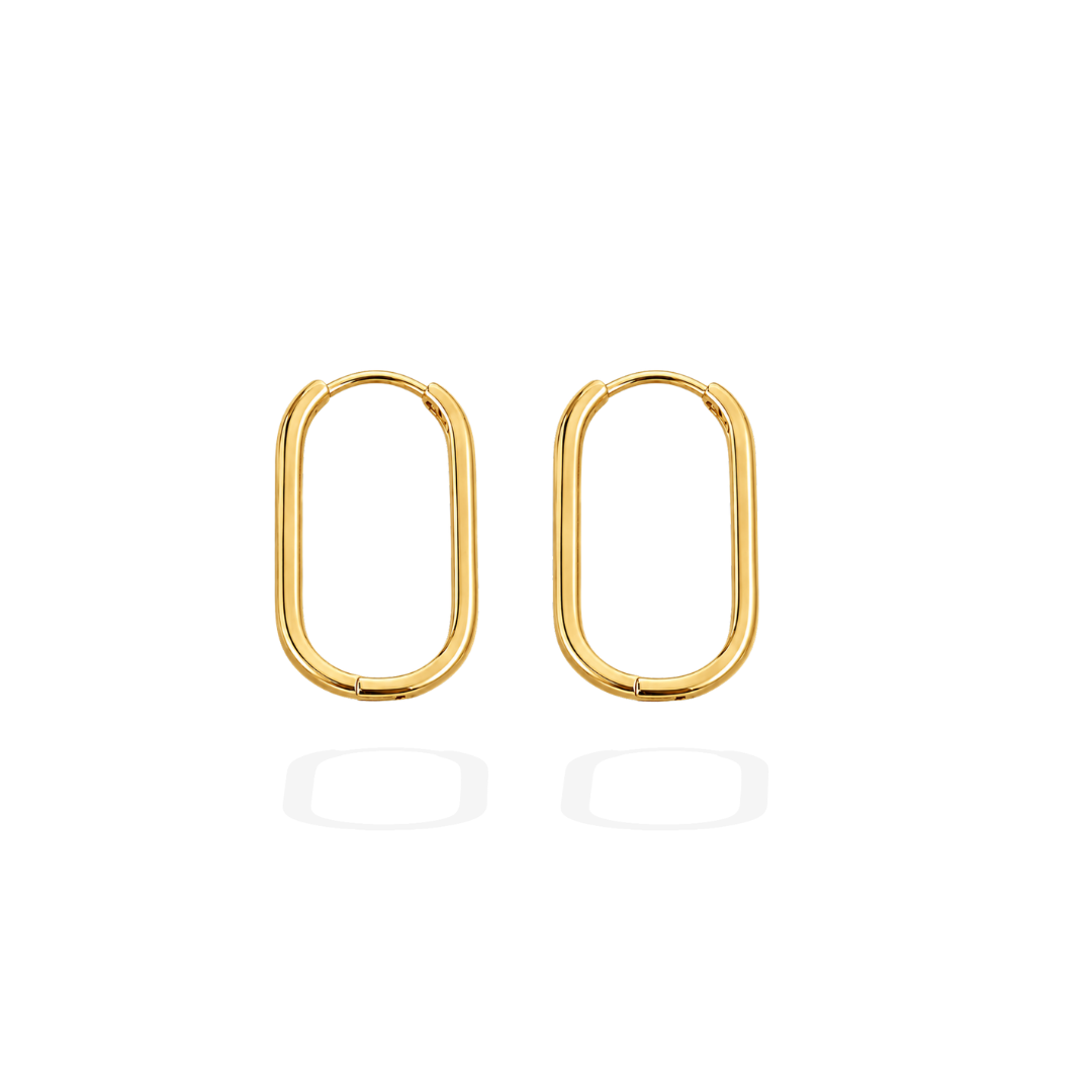 Signature Gold Hoops
