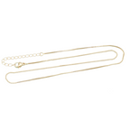 Gold Box Chain Necklace