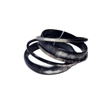 Black and White Bangle Set