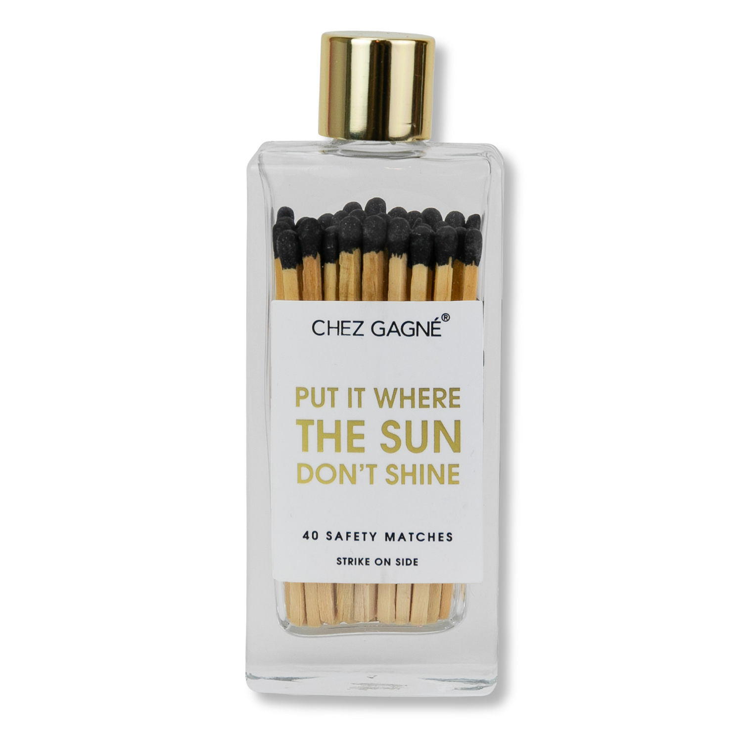 Put It Where The Sun Don't Shine Matches | Black