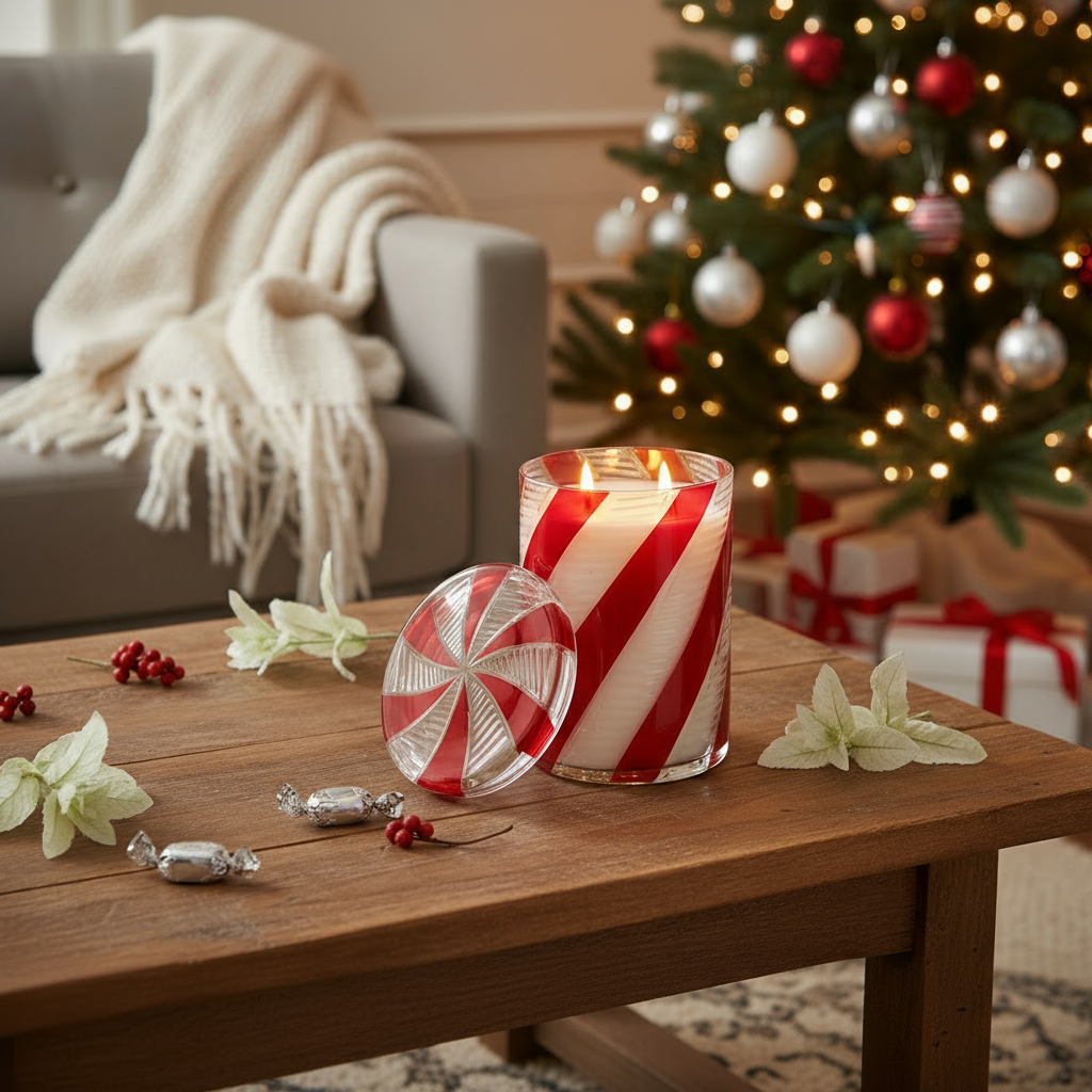 Peppermint Twist 26oz Holiday Candle