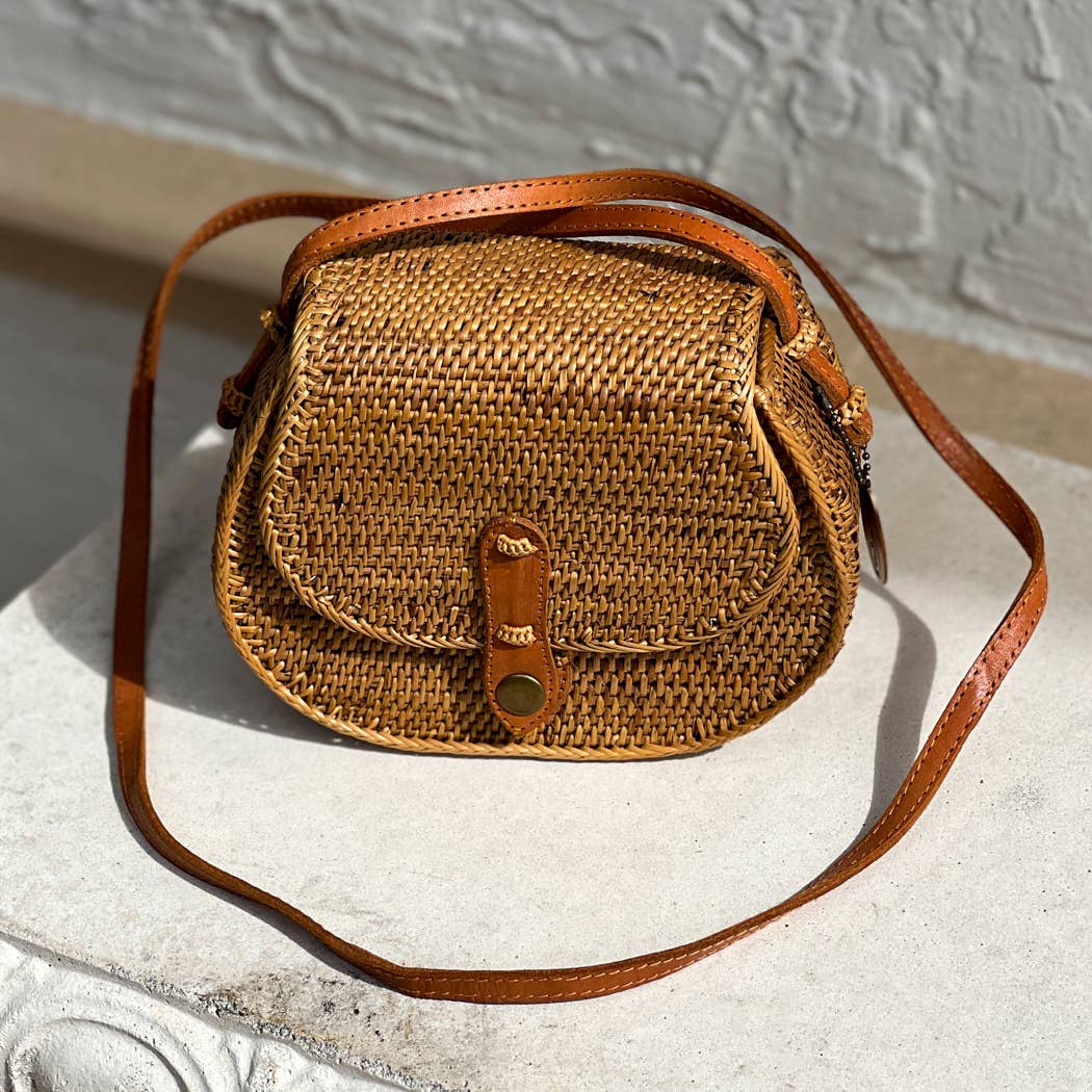 Ata Vine Saddle Crossbody Bag