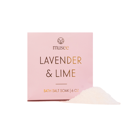 Lavender & Lime Mini Bath Salt Soak