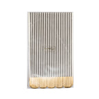 Black & Cream Striped Dinner Napkin