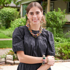 Loop Kantha Milieu Earrings