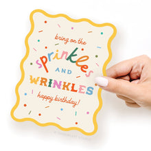Sprinkles and Wrinkles Birthday Notecard