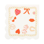 Valentines Charm Cocktail Napkin