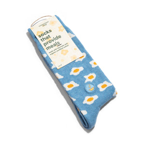 Socks that Provide Meals (Blue Eggs)