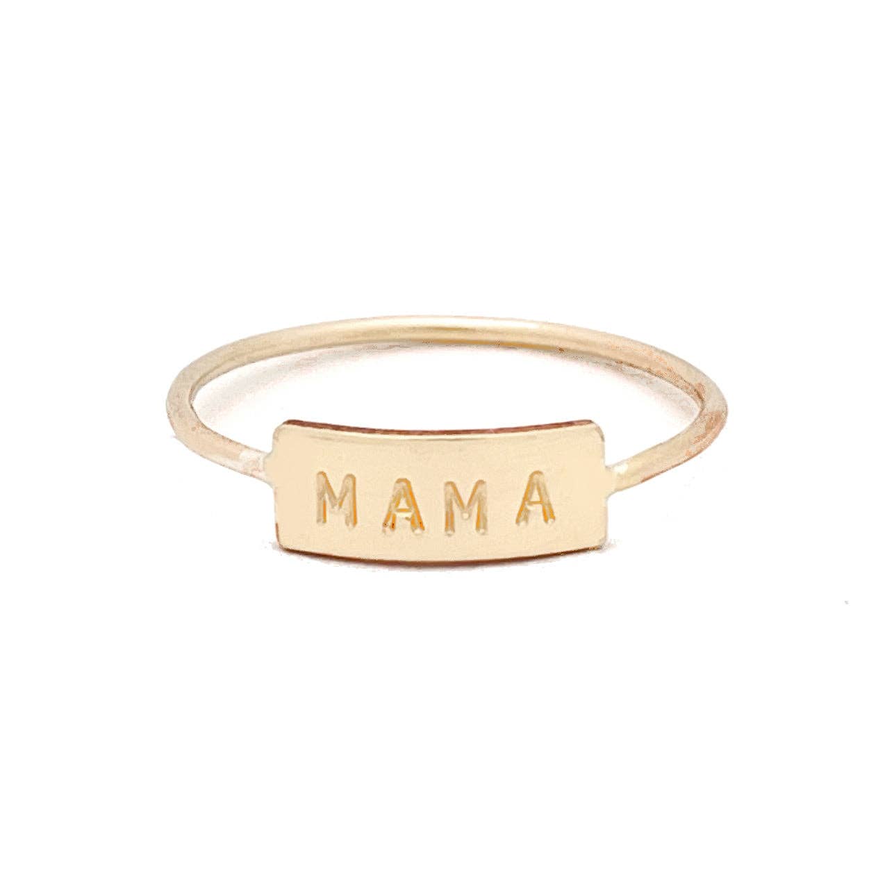 Mama Bar Ring | 14k Gold Fill