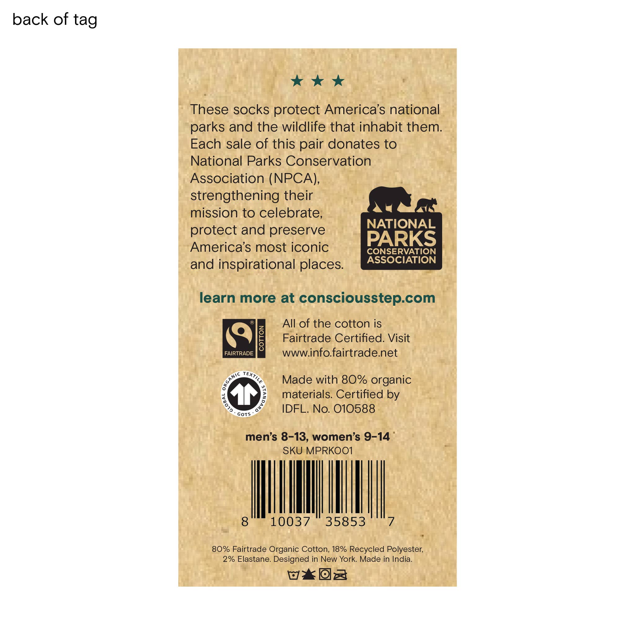 Protect National Parks Socks - Blue Mountain