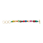 Kantha Shapes Toggle Bracelet