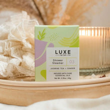 Luxe Jasmine Tea + Ginger Shower Steamer Fizzy Bomb