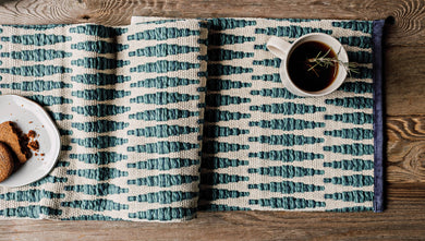 Spool Lagoon Blue Table Runner