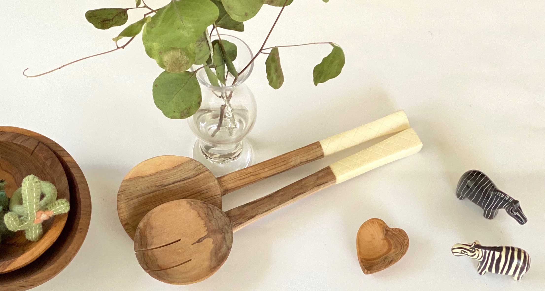 Olive Wood Serving Set