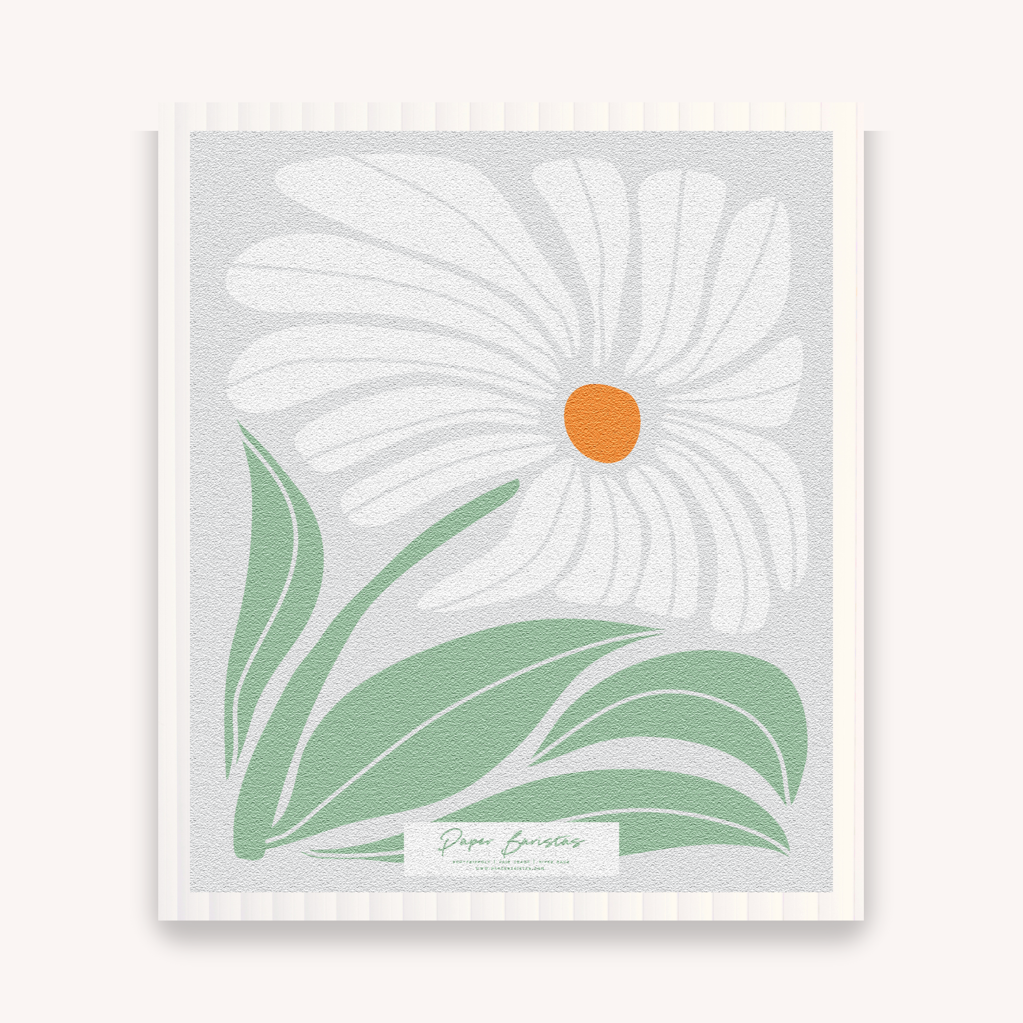 Set of 3 Swedish Dishcloth: Daisy Combo