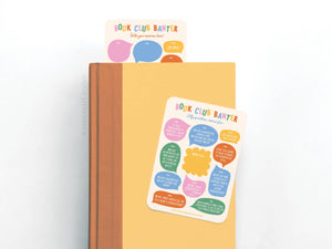 Book Club Book Review Cards