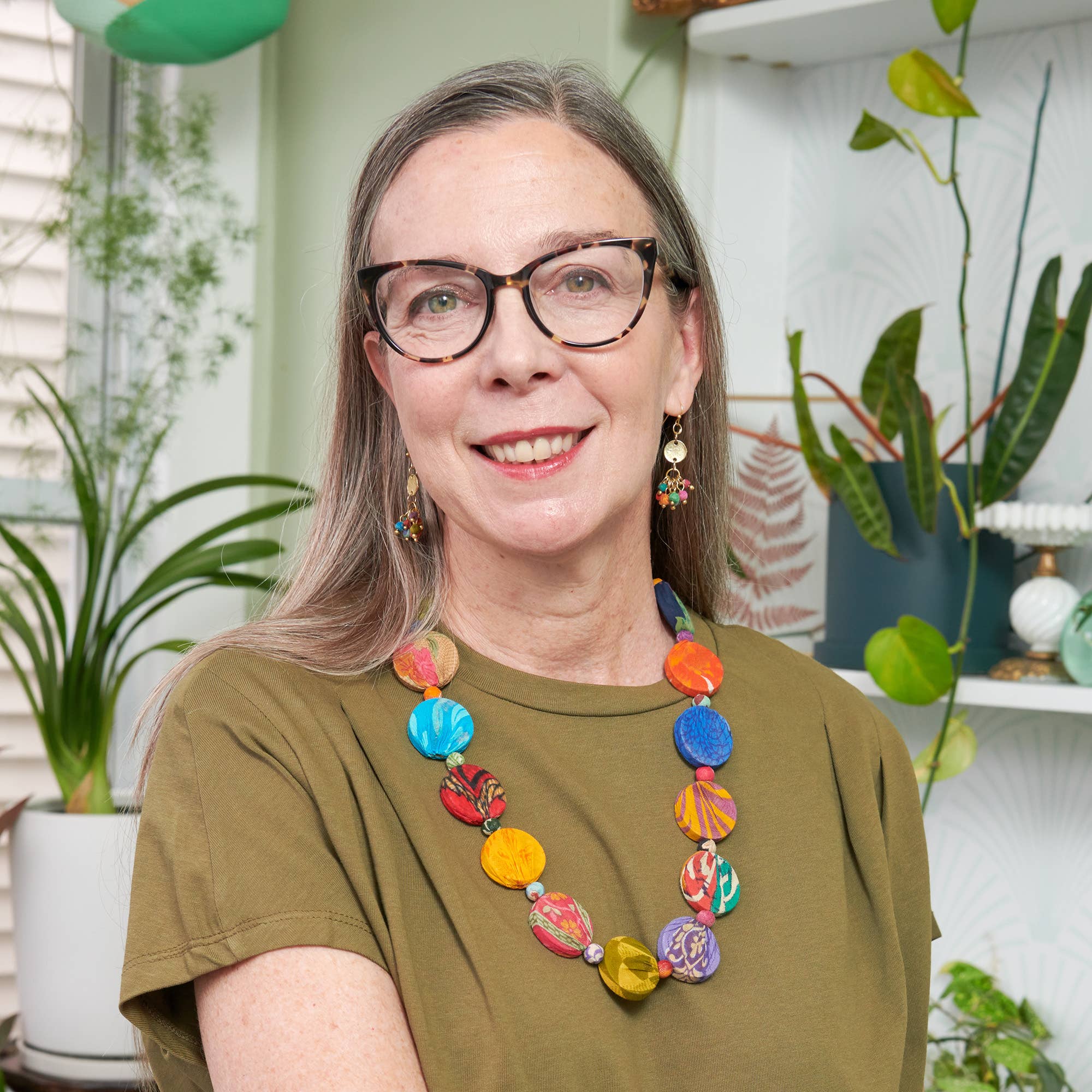 Milieu Charmed Cluster Kantha Earrings