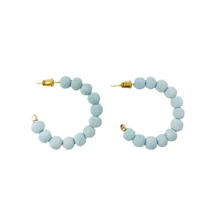 Blue Skies Mini Hoops