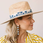 Blue Sofia Drop Earrings