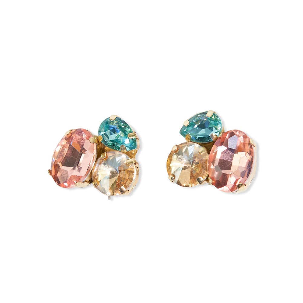 Bailey Mixed Crystal Post Earrings