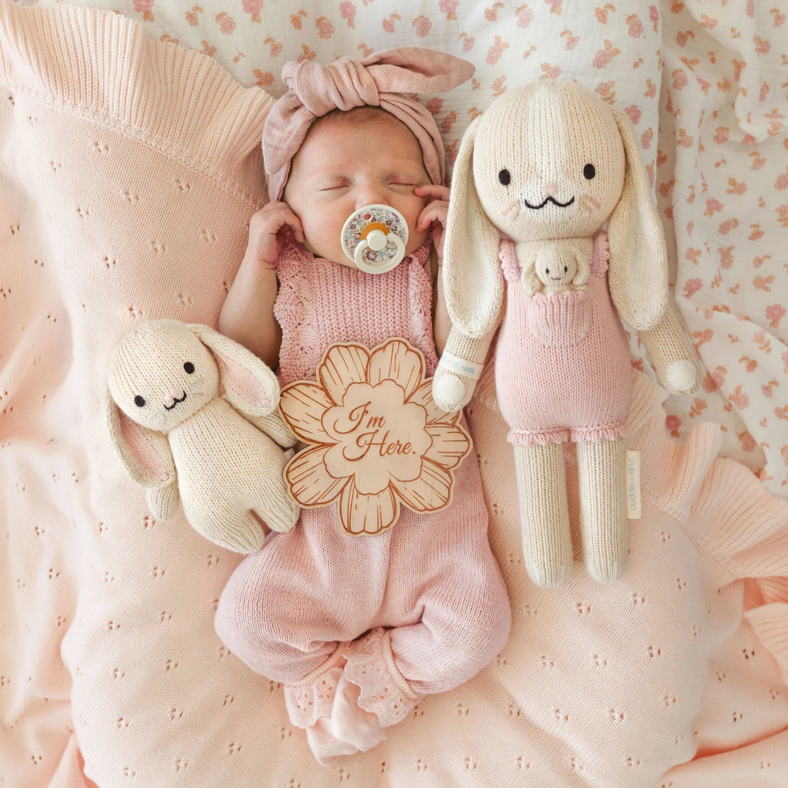 Briar the bunny (peony pink) | cuddle + kind
