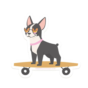 Skateboard Dog Sticker