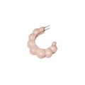 Raspberry Oyster Small Hoops | Binky + Lulu