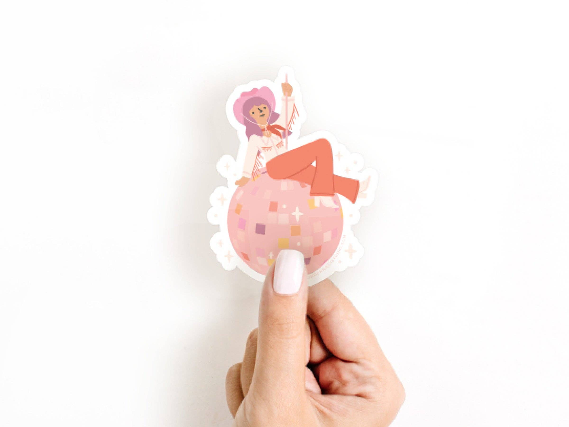 Disco Cowgirl Sticker