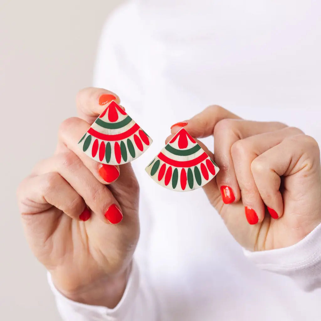 Navidad Tile Earring