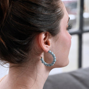 Blue Skies Mini Hoops