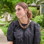 Loop Kantha Milieu Earrings