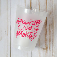 Margaritas with my Señoritas | Frosted Acrylic 16oz Set of 8