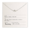 Love Knot Necklace: Sterling Silver