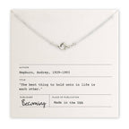 Love Knot Necklace: Sterling Silver