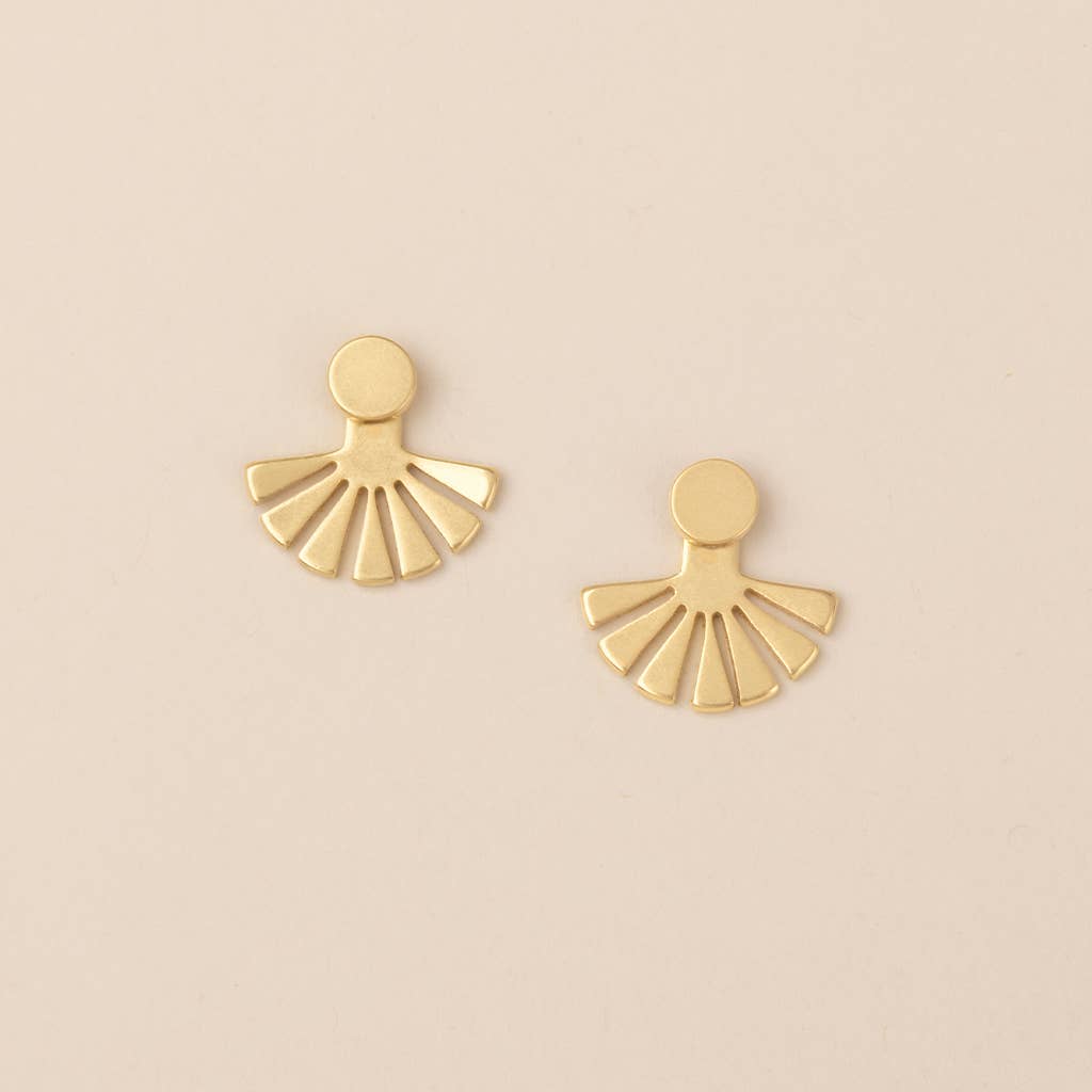 Sunburst Gold Ear Jacket