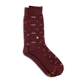 Give Books Socks - Red Apples, Pencils, and Glasses