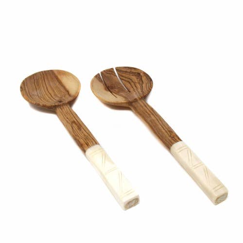 Olive Wood Serving Set