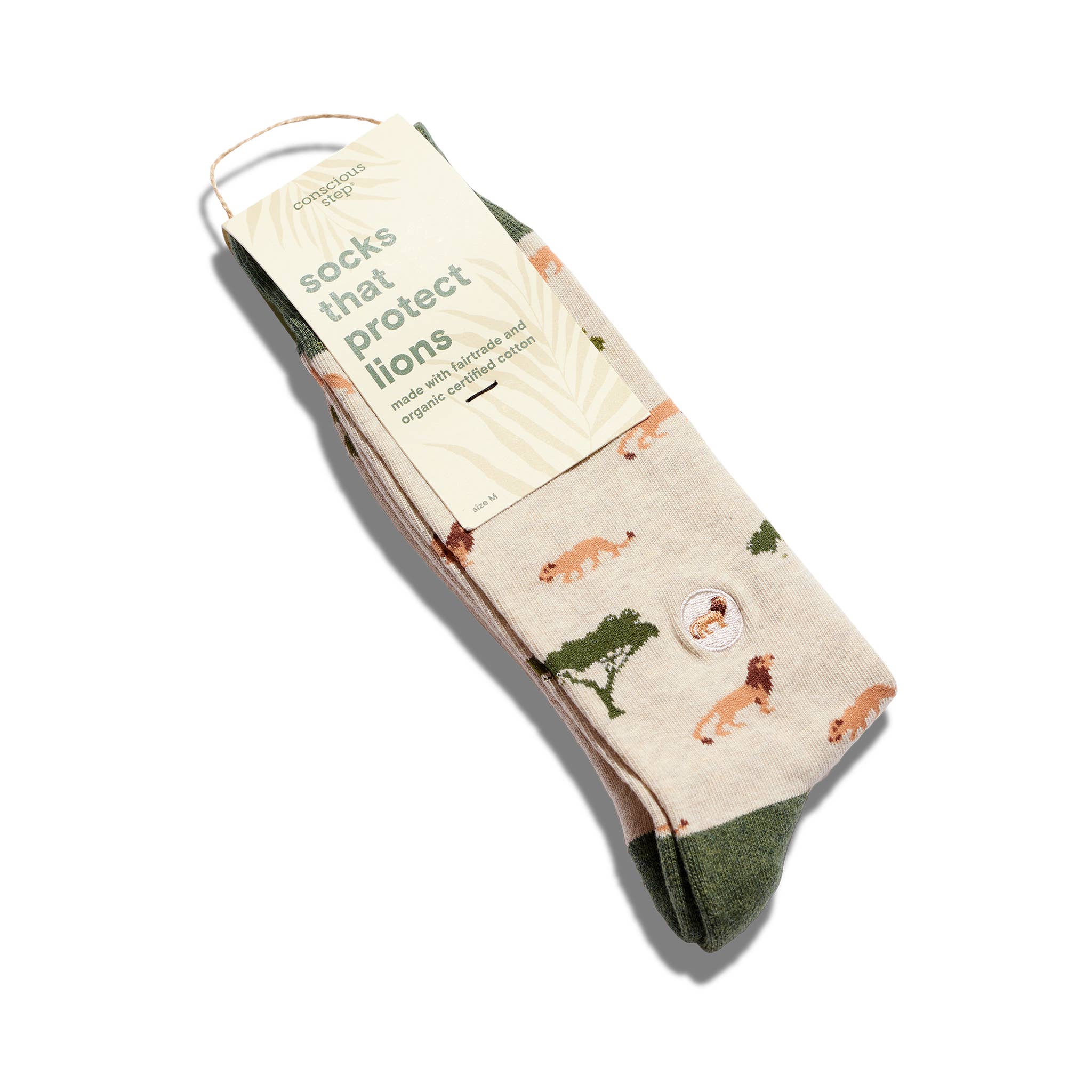 Socks that Protect Lions (Beige Lions)