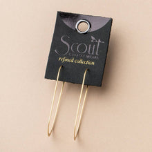 Cosmic Gold Oval Earrings