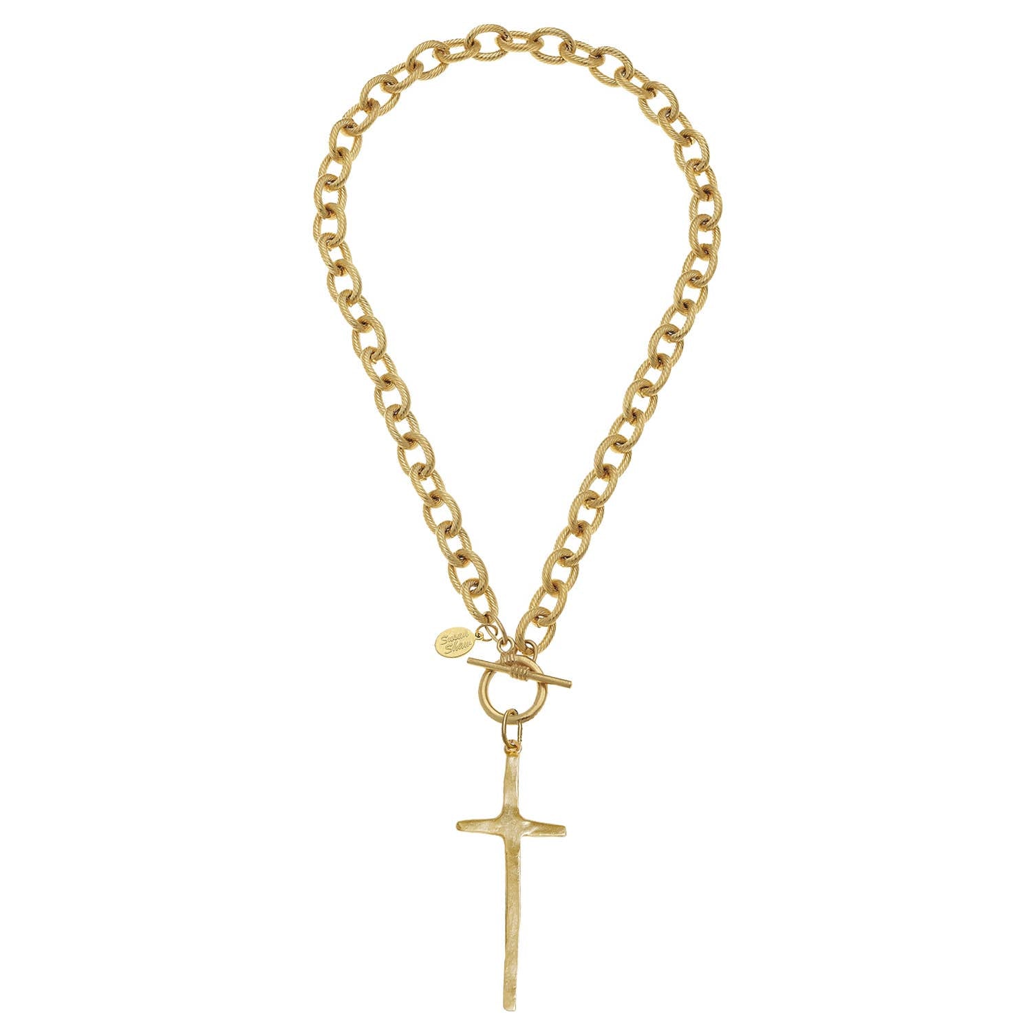 Elongated Cross Necklace | Susan Shaw