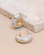 Gold Cloud Hoop Earrings