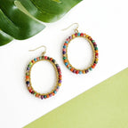 Loop Kantha Milieu Earrings