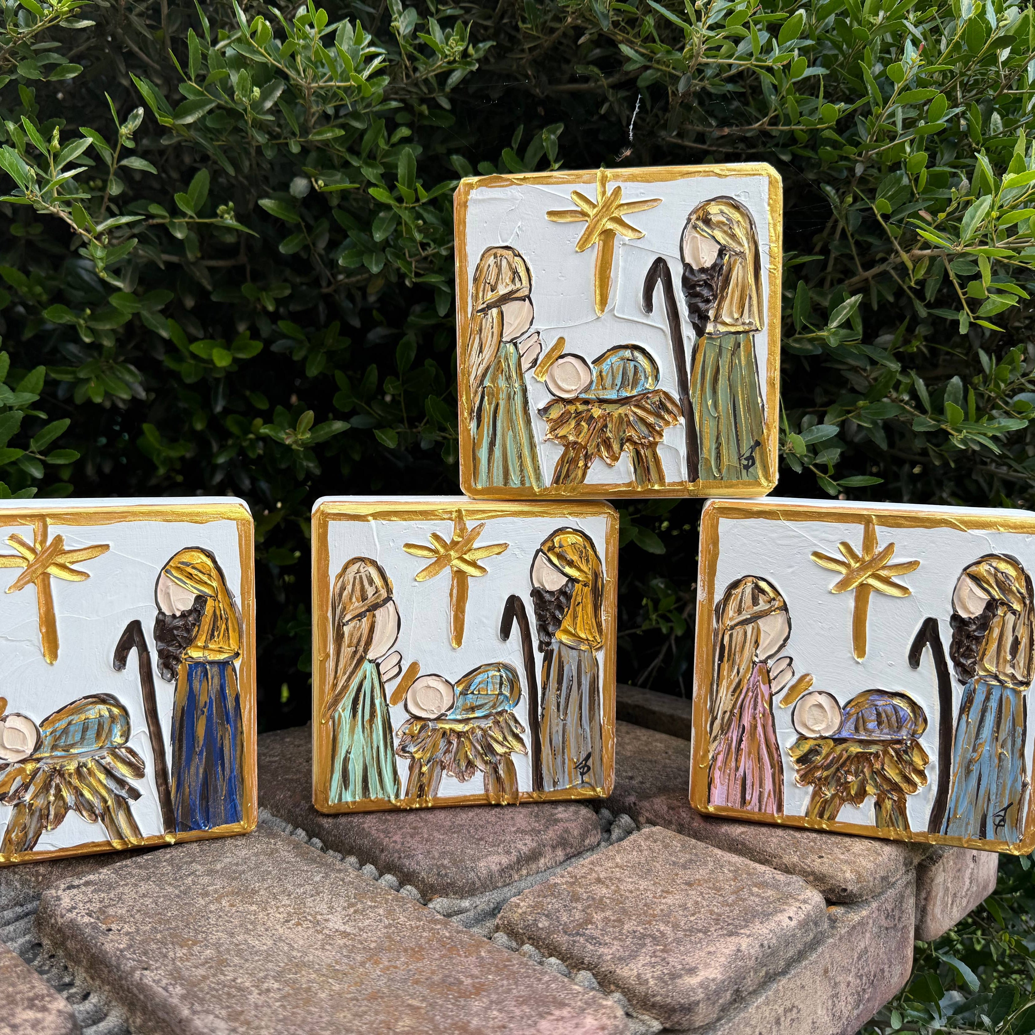 Small Nativity Art Block