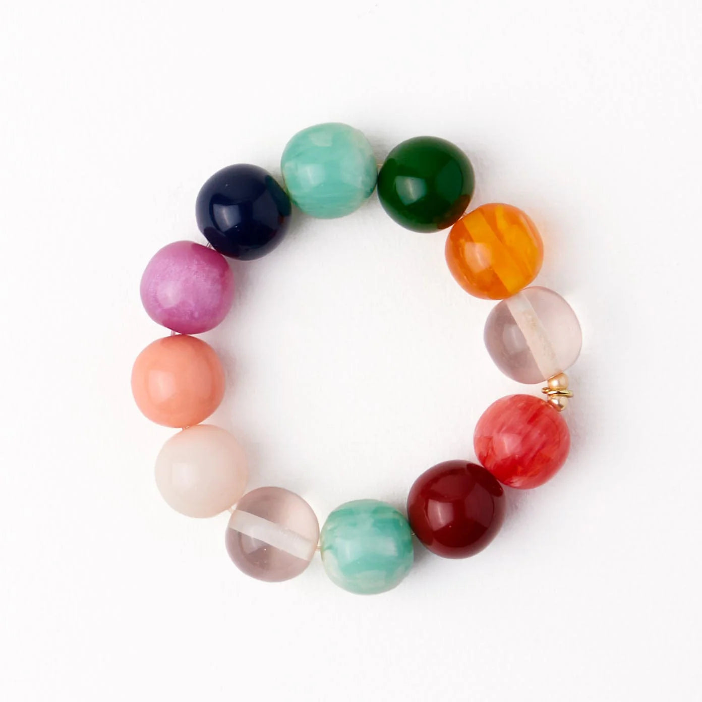 Cece Resin Bead Bracelet