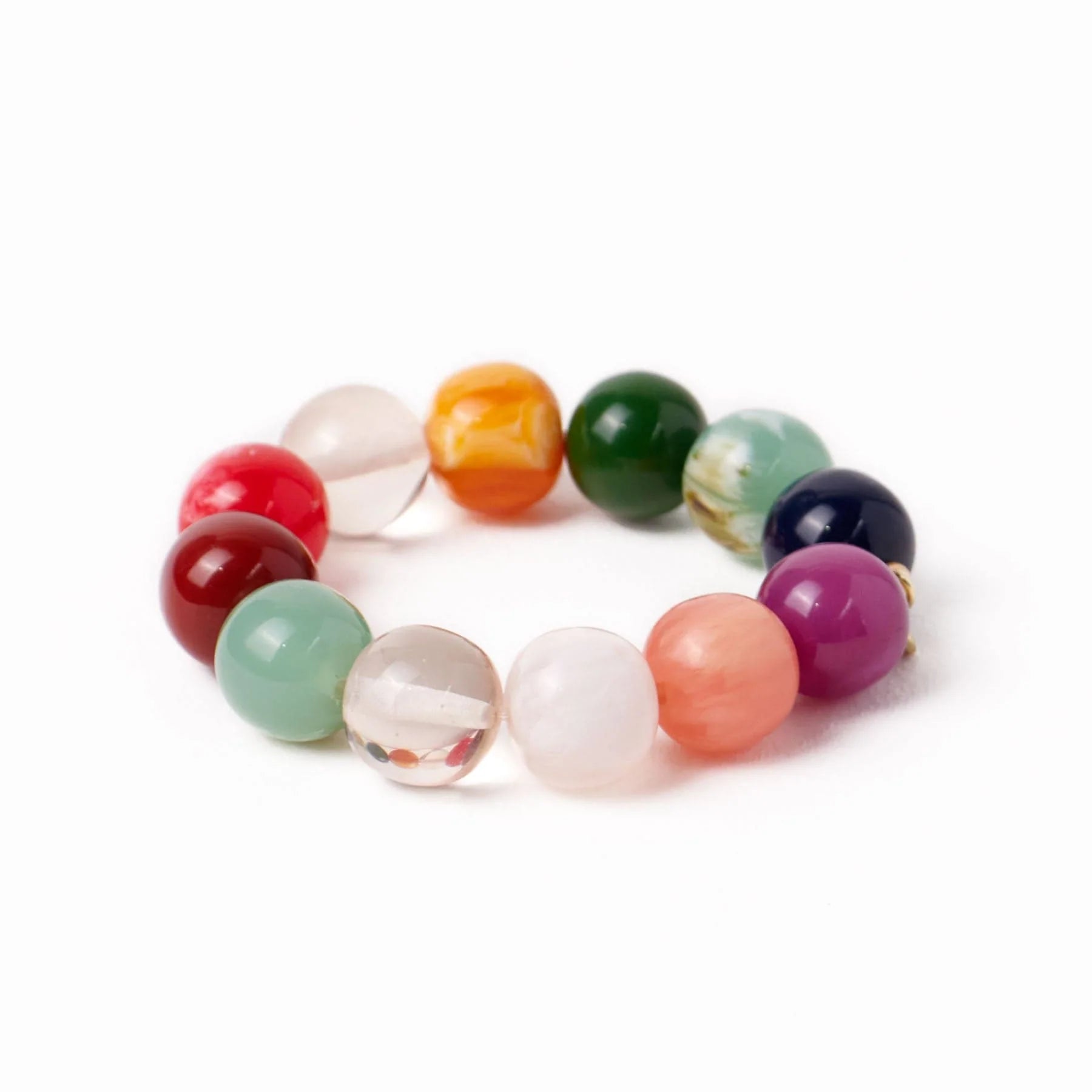 Cece Resin Bead Bracelet