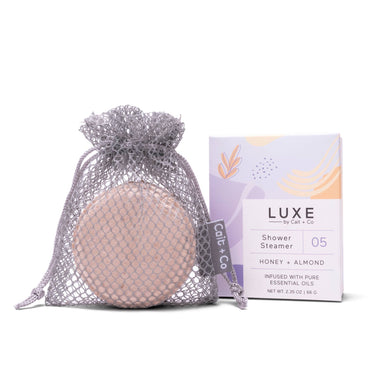 Luxe Honey + Almond Shower Steamer Fizzy Bomb