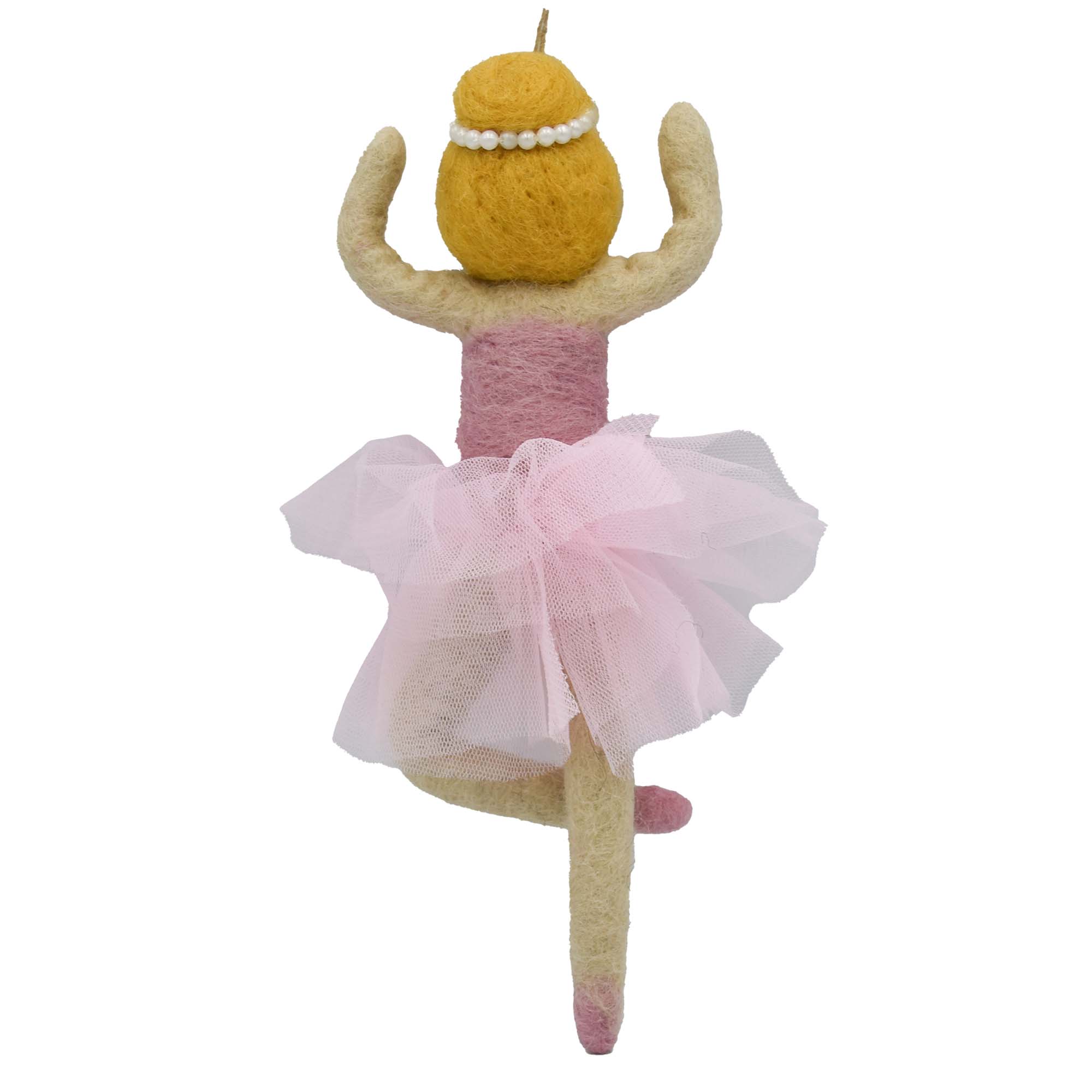 Ballerina Felt Ornament - Blonde